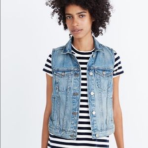 Madewell denim vest